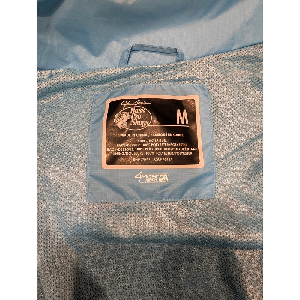 NWT Bass Pro Shops Women's Waterproof Cascade Jacket Blue Size M 4MOST REPEL - Picture 11 of 16